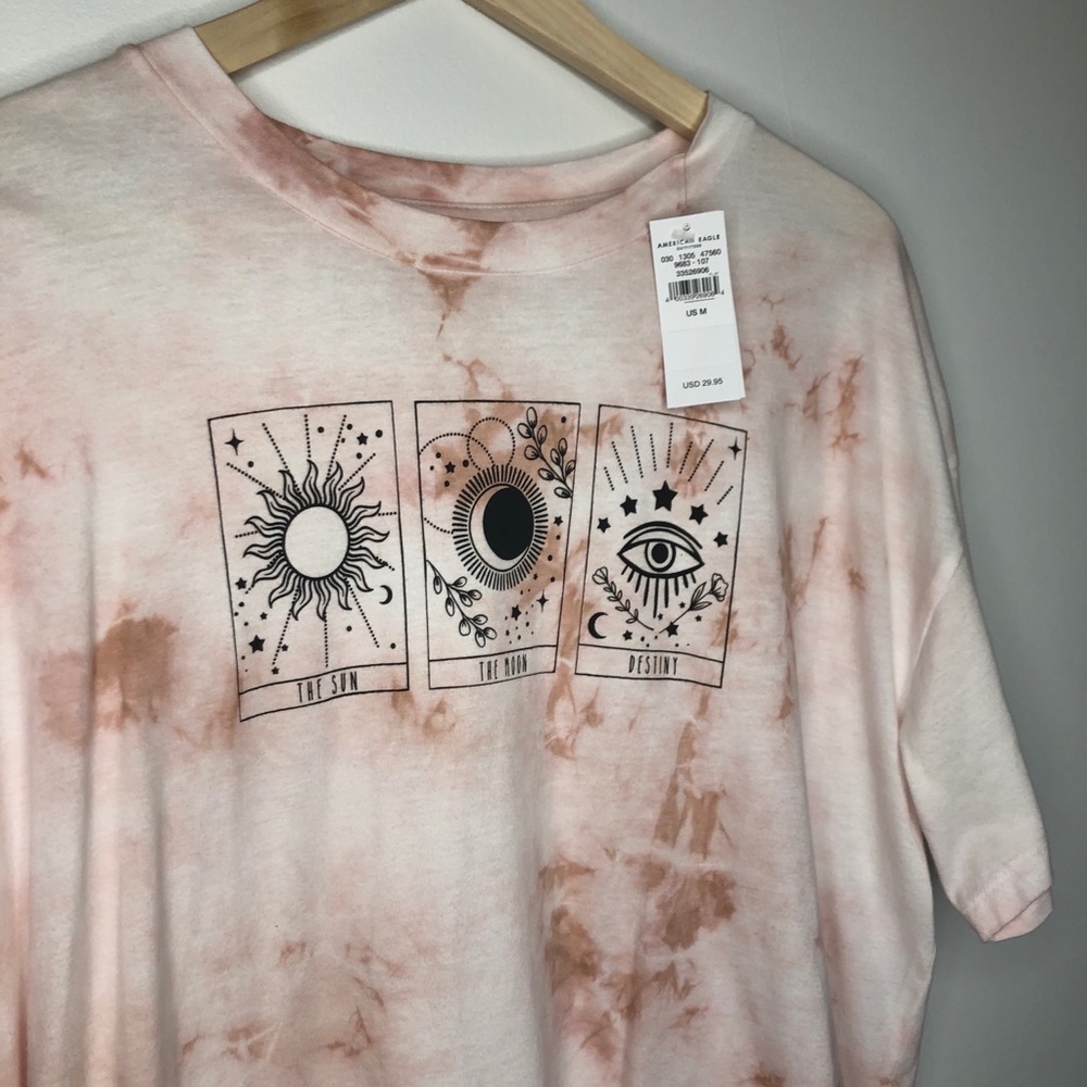 American Eagle tie-dye graphic tee
